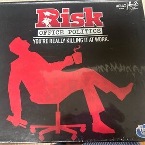 NWOT Risk Game- for Adults-! Office Politics - In Plastic - Box perfect